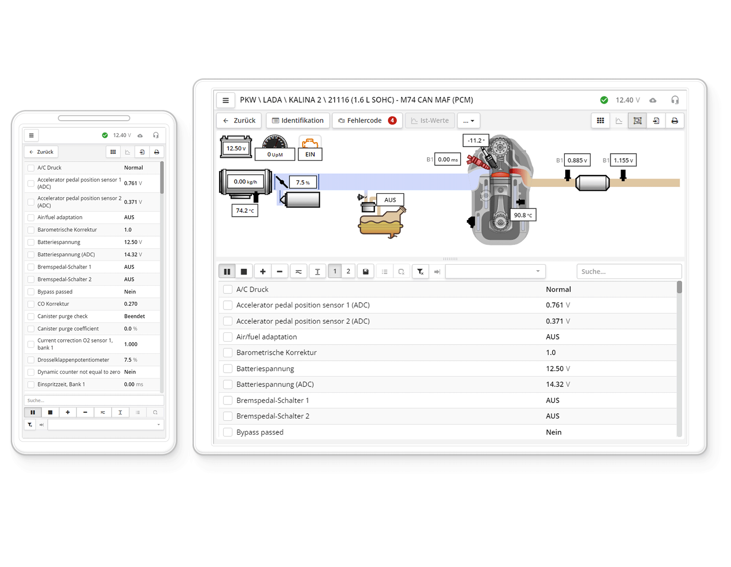Schema ist nicht auf allen Geräten verfügbar